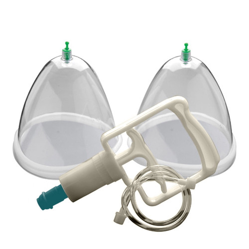 Breast 2 Cups System Breast Enlargement Massager Breastfeeding Suction Pump