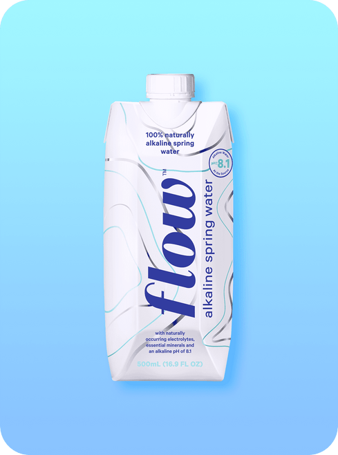 Flow 100% Natural Alkaline Spring Water, 16.9 Fl Oz, 12 Ct