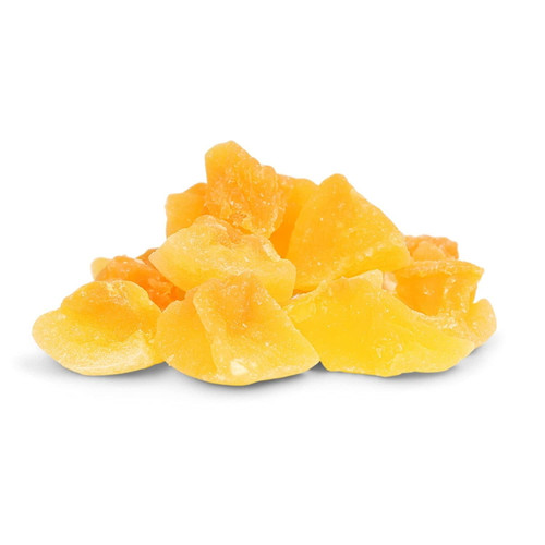 Dried Cantaloupe Chunks By Its Delish, 1 Lb Bulk Bag  Best For Snacking, Baking, Cooking, Nutritious And Healthy Snack, High In Fiber  Tropical Melon Candied Dried Fruit Low Sugar  Vegan & Kosher