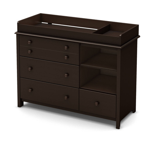 South Shore Changing Table With Removable Changing Station, Chocolate