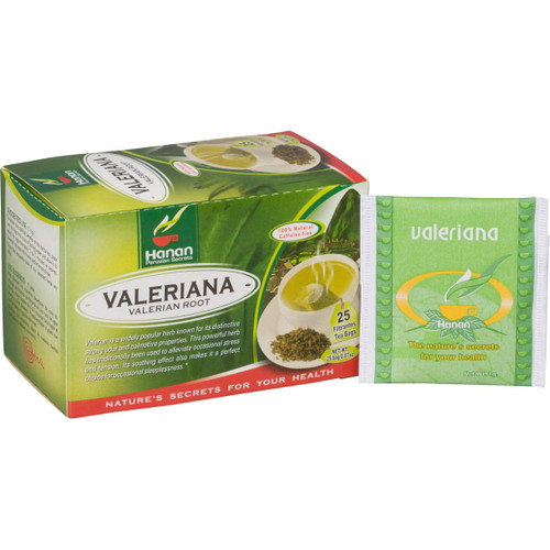 Valerian Root Natural Herbal Tea For Sleep - (25 Herbal Tea Bags) Valeriana With Valerian Root.- Bedtime Tea For Sleep Aid - This Sleep Tea Helps Fall & Stay Asleep -