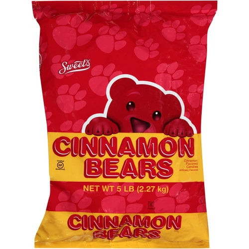 Sweet's Cinnamon Bears Candies, 5 Lb.