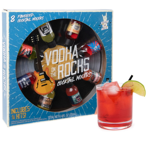 Thoughtfully Cocktails, Greatest Hits Cocktail Mixers For Vodka Gift Set, Set Of 8 (contains No Alcohol)