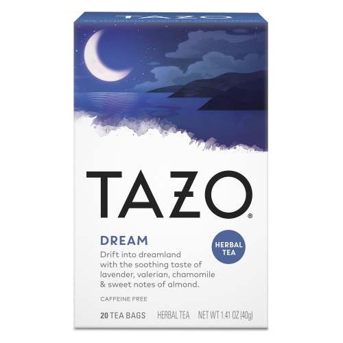 Tazo Dream Herbal Tea, Caffeine-free, Tea Bags 20 Count