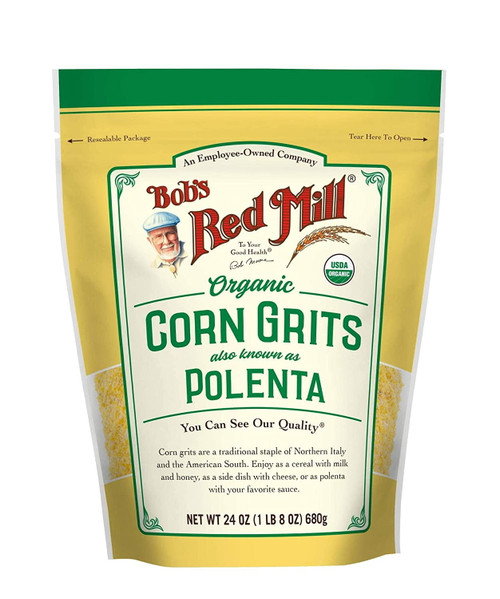 Bobs Red Mill Organic Corn Grits/ Polenta, 24 Oz
