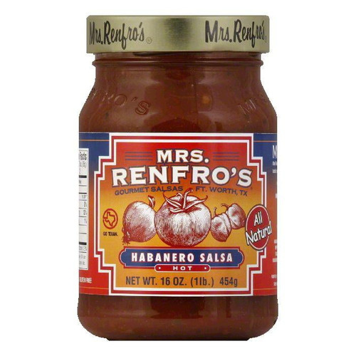 Mrs. Renfro's Salsa Habanero Hot, 16 Oz (pack Of 6)