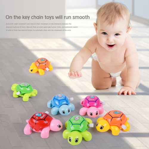 5 Pack Baby Wind Up Toys Turtle Bathtub Toys For Toddlers Eco-friendly Material(random Color)