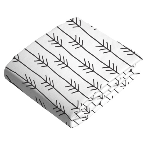 Kushies Changing Pad Cover With Slits For Safety Straps Flannel One Direction