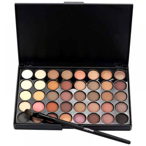 Eyeshadow Palette 40 Colors Eye Shadow Make Up Kit Palette Matte Highlight Face Eyelids Makeup Shimmer Glitter Cosmetic Collection Diamond Shimmer Women Gift