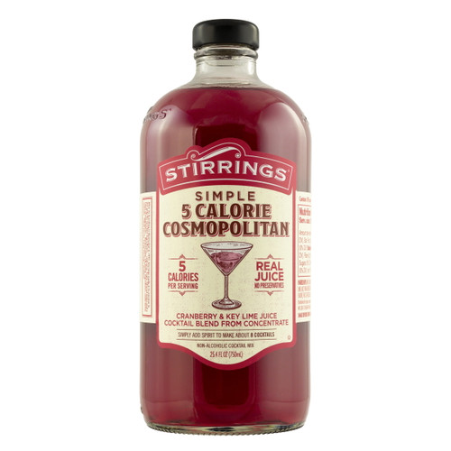 Stirrings 5 Calorie Cocktail Mixer, Cosmopolitan, 25.4 Fl Oz, 1 Count