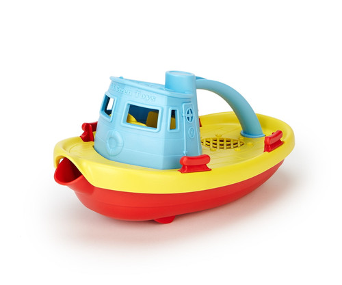 Green Toys Tugboat Bath Toy, Blue Top
