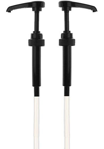 Black Coffee Syrup Pump For 750ml Bottles (pack Of 2) | Universal Fit Torani, Monin (1l Plastic Only), Davinci, Jordan's Skinny, And Upouria