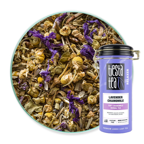Tiesta Tea Lavender Chamomile, Soft Chamomile Loose Leaf Herbal Tea, 2 Oz