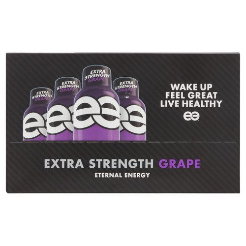 Eternal Energy Shot, Extra Strength, Grape 1.93 Oz, 12 Count