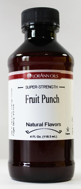 Lorann Fruit Punch Super Strength Flavor 4 Oz