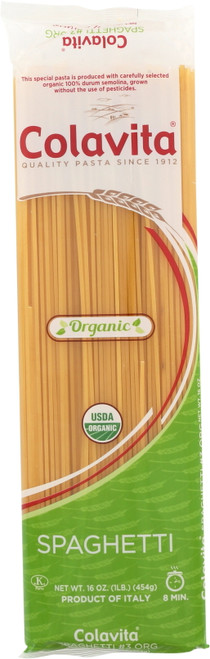 Colavita Organic Spaghetti Pasta, 16 Ounce