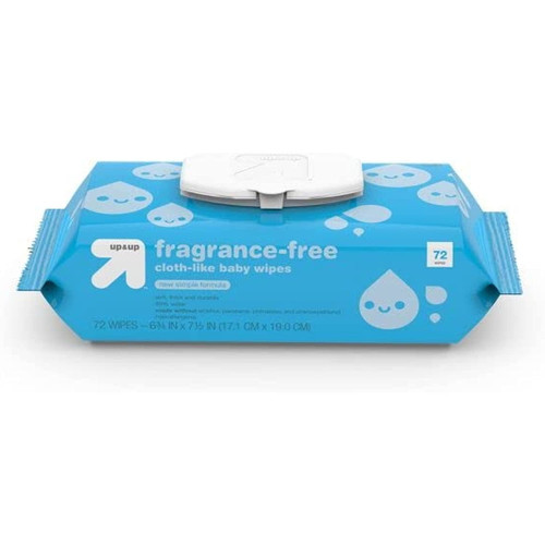 Up & Up Fragrance Free Baby Wipes - 72 Count