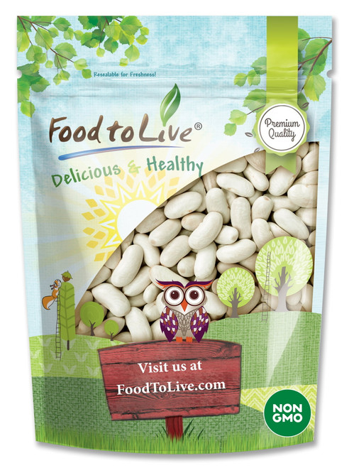 Food To Live, Cannellini Beans, Non-gmo Verified, 4 Pounds, Sproutable, Kosher