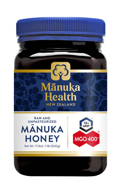 Manuka Health Umf 13+/mgo 400+ Manuka Honey (500g/17.6oz), Superfood, Authentic Raw Honey From New Zealand