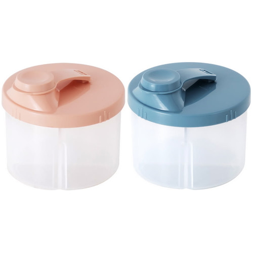 Hemoton 2pcs Milk Powder Storage Box Travel Milk Powder Case Outdoor Baby Food Box