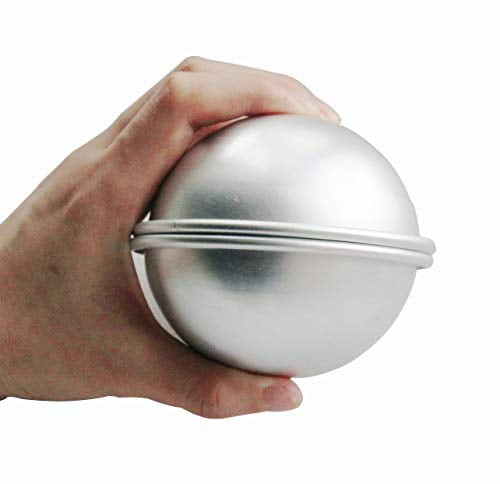 Bath Bomb Mold - Extra Large 4 Make 8 Cm/3.15 Inch Incredible Ball By Roundsquare