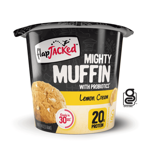Flapjacked Mighty Muffins With Probiotics Flavors: Lemon Cream, Sizes: 6-pack