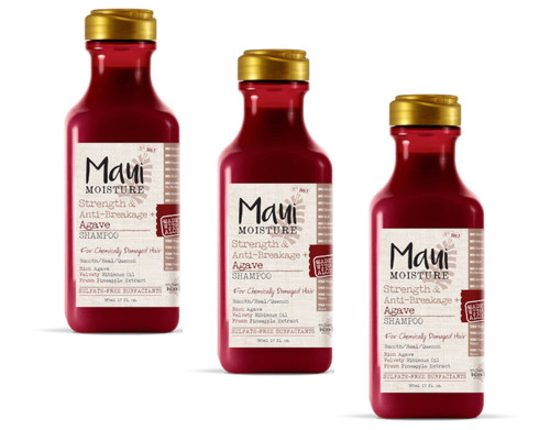 Maui Moisture Strength & Anti-breakage Agave Shampoo 13 Fl. Oz. - Pack Of 3