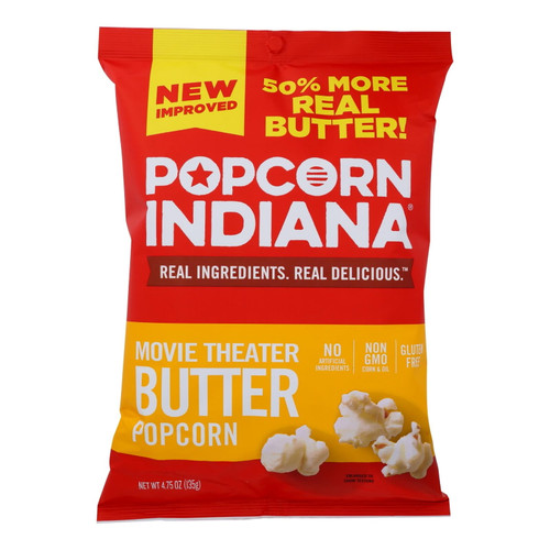 (case Of 12 )popcorn Indiana Popcorn - Movie Theater - 4.75 Oz.