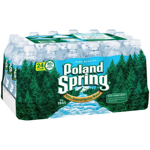 Pol And Springs Spring Water, .5 Liter, 0.50-count (pack Of 24)