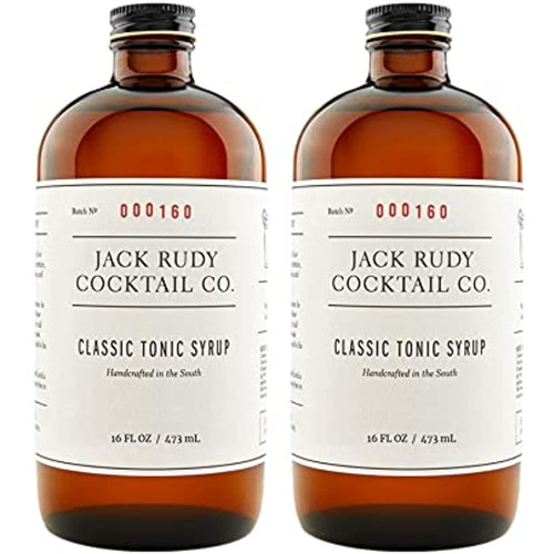 Jack Rudy Classic Tonic Syrup 17 Oz (2-pack)