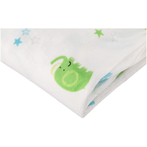 Summer Infant Ultra Plush Changing Pad Cover, Elephant March