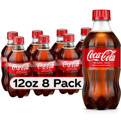 Coca-cola Soda Soft Drink, 12 Fl Oz, 8 Pack