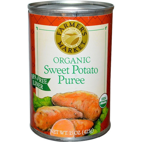 Farmer's Market Organic Sweet Potato Puree 15 Oz. (pack Of 4)