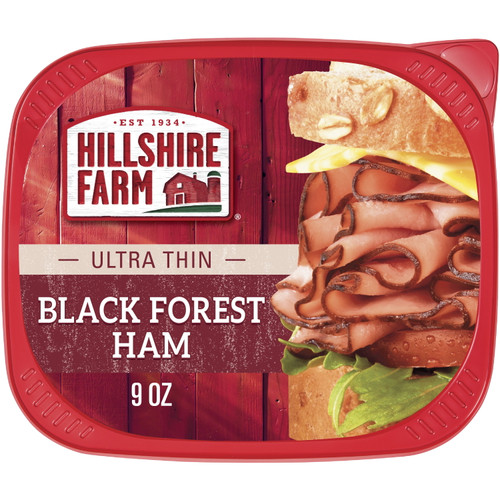 Hillshire Farm Sliced Black Forest Ham Deli Lunch Meat, 9 Oz