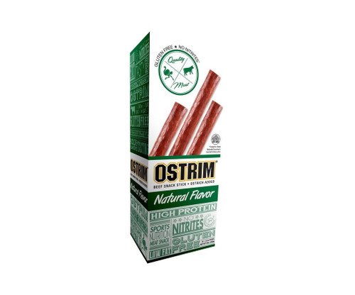 Ostrim Beef & Ostrich Snack Stick, Natural, Pack Of 10, 1.5 Oz Sticks