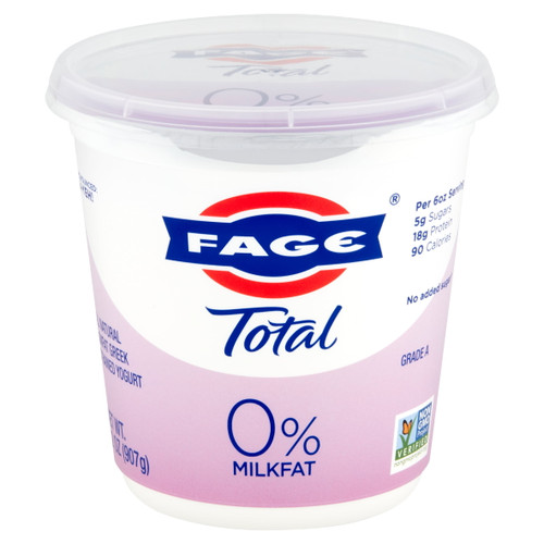 (6 Pack) Fage Total 0 % Greek Yogurt