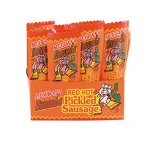 Mexicana Hannah's Red Hot Sausage 20ct Box