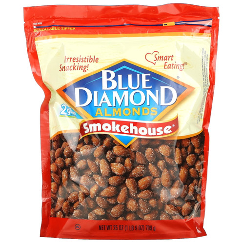 Almonds, Smokehouse, 25 Oz (709 G), Blue Diamond
