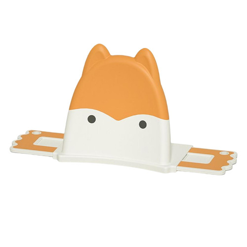 Cartoon Toilet Training Seat Cushion Portable With Backrest Universal Potties Orange