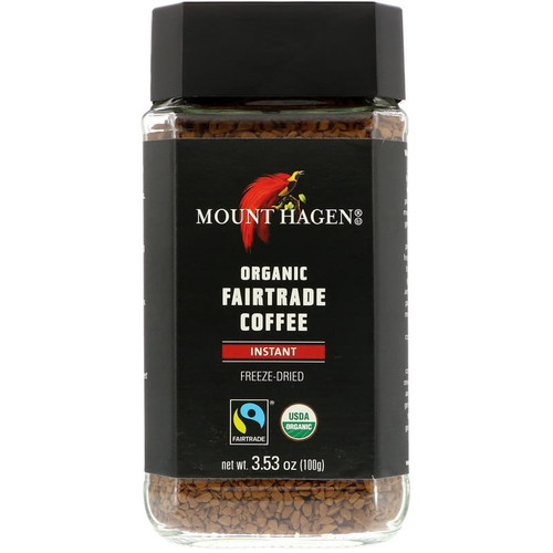 Mount Hagen, Organic Fairtrade Coffee, Instant, 3.53 Oz