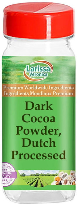Larissa Veronica Dark Cocoa Powder, Dutch Processed, (8 Oz, 1-pack, Zin: 527141)