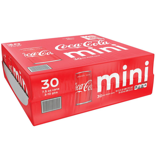Coca-cola Mini Cans (7.5 Ounce, 30 Pack)