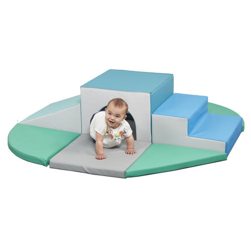 Ecr4kids Softzone Little Me Foam Corner Climber - Indoor Active Play Structure For Babies And Toddlers -contemporary