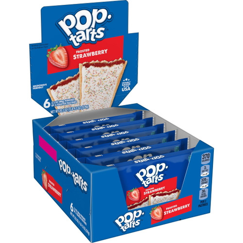 Pop-tarts Toaster Pastries, Frosted Strawberry, 22 Oz, 6 Count