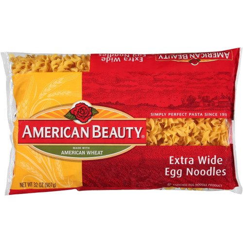 American Beauty Extra Wide Egg Noodles, 32 Oz