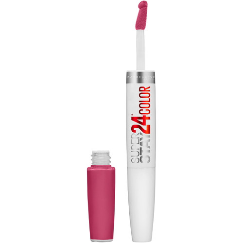 Maybelline Super Stay 24 2-step Liquid Lipstick Makeup, Stay Scarlet, 1 Kit
