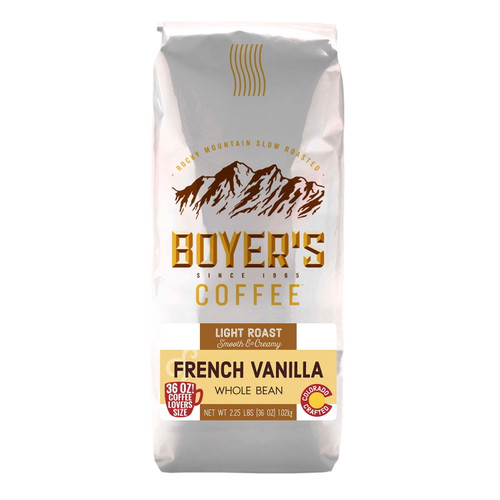 Boyer's Coffee, Whole Bean, French Vanilla (2.25 Lb.)