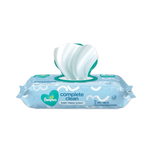 Complete Clean Baby Wipes, 1-ply, Baby Fresh, 72 Wipes/pack, 8 Packs/carton