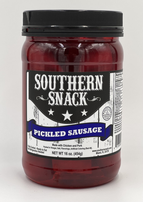 Pickled Sausage 16 Oz