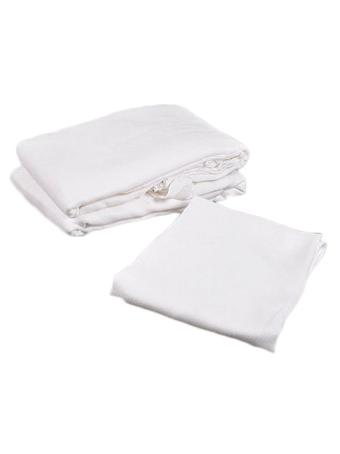 Big Oshi Flat-folded Cloth Diapers - White, One Size